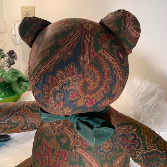 Ralph Lauren Teddy Bear in Elizabeth Paisley. Vintage. EUC - Picture 2 of 7